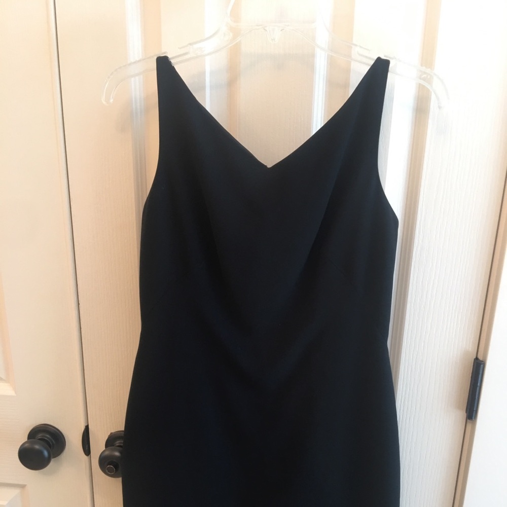 Black Ann Taylor v-neck dress